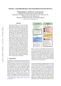 PeerQA: A Scientific Question Answering Dataset from Peer Reviews
