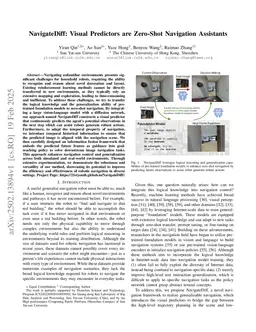 NavigateDiff: Visual Predictors are Zero-Shot Navigation Assistants