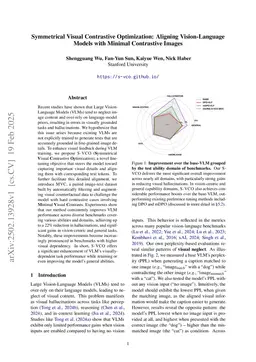 Symmetrical Visual Contrastive Optimization: Aligning Vision-Language Models with Minimal Contrastive Images