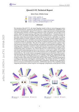 Qwen2.5-VL Technical Report