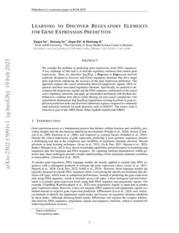 Learning to Discover Regulatory Elements for Gene Expression Prediction