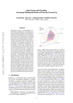 Joint Fusion and Encoding: Advancing Multimodal Retrieval from the Ground Up