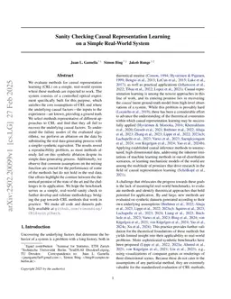 Sanity Checking Causal Representation Learning on a Simple Real-World System