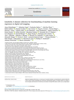 LimeSoDa: A Dataset Collection for Benchmarking of Machine Learning Regressors in Digital Soil Mapping