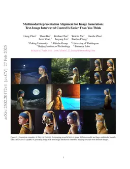 Multimodal Representation Alignment for Image Generation: Text-Image Interleaved Control Is Easier Than You Think