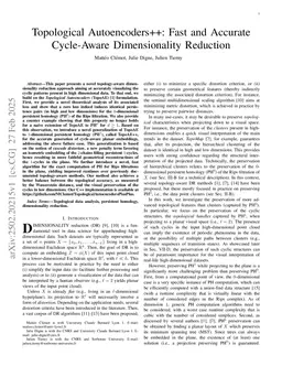 Topological Autoencoders++: Fast and Accurate Cycle-Aware Dimensionality Reduction