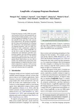 LangProBe: a Language Programs Benchmark