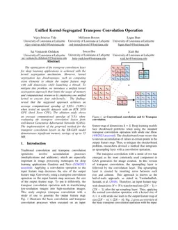 Unified Kernel-Segregated Transpose Convolution Operation