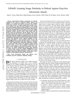 LISArD: Learning Image Similarity to Defend Against Gray-box Adversarial Attacks