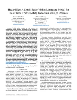 HazardNet: A Small-Scale Vision Language Model for Real-Time Traffic Safety Detection at Edge Devices