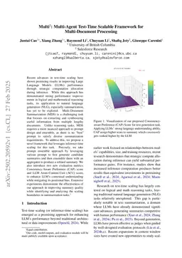 Multi2: Multi-Agent Test-Time Scalable Framework for Multi-Document Processing
