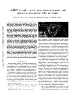 LV-DOT: LiDAR-visual dynamic obstacle detection and tracking for autonomous robot navigation