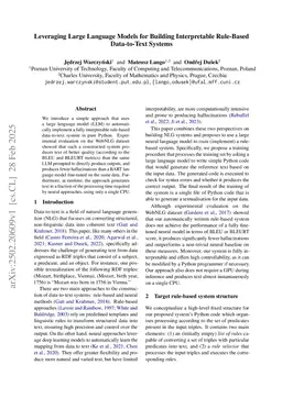 Leveraging Large Language Models for Building Interpretable Rule-Based Data-to-Text Systems
