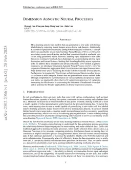 Dimension Agnostic Neural Processes