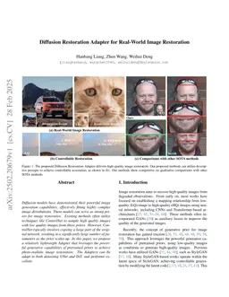 Diffusion Restoration Adapter for Real-World Image Restoration