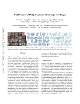 CADDreamer: CAD Object Generation from Single-view Images