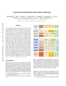 Towards Practical Real-Time Neural Video Compression