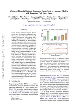 Chain-of-Thought Matters: Improving Long-Context Language Models with Reasoning Path Supervision