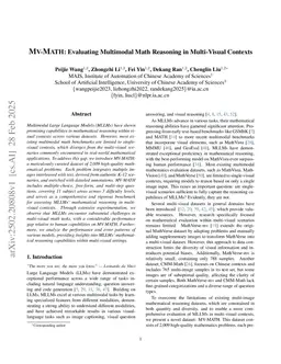 MV-MATH: Evaluating Multimodal Math Reasoning in Multi-Visual Contexts