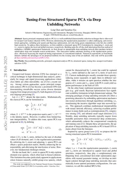 Tuning-Free Structured Sparse PCA via Deep Unfolding Networks