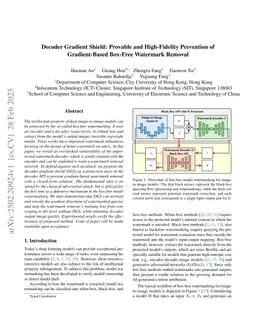 Decoder Gradient Shield: Provable and High-Fidelity Prevention of Gradient-Based Box-Free Watermark Removal