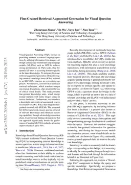 Fine-Grained Knowledge Structuring and Retrieval for Visual Question Answering