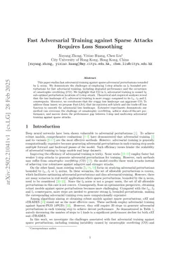 Fast Adversarial Training against Sparse Attacks Requires Loss Smoothing