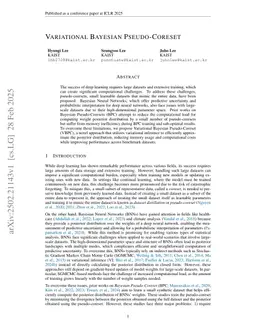 Variational Bayesian Pseudo-Coreset