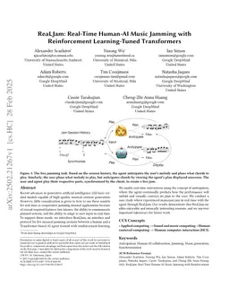 ReaLJam: Real-Time Human-AI Music Jamming with Reinforcement Learning-Tuned Transformers