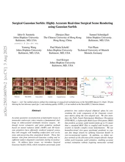 Surgical Gaussian Surfels: Highly Accurate Real-time Surgical Scene Rendering using Gaussian Surfels