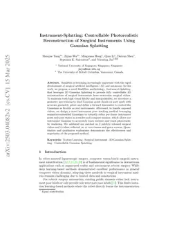 Instrument-Splatting: Controllable Photorealistic Reconstruction of Surgical Instruments Using Gaussian Splatting