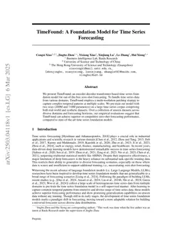 TimeFound: A Foundation Model for Time Series Forecasting