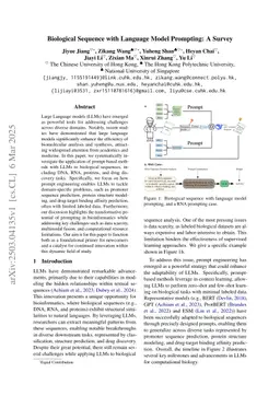 Biological Sequence with Language Model Prompting: A Survey
