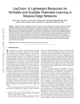 LiteChain: A Lightweight Blockchain for Verifiable and Scalable Federated Learning in Massive Edge Networks