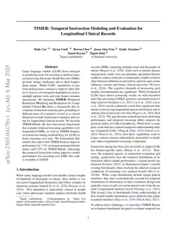 TIMER: Temporal Instruction Modeling and Evaluation for Longitudinal Clinical Records