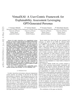 VirtualXAI: A User-Centric Framework for Explainability Assessment Leveraging GPT-Generated Personas