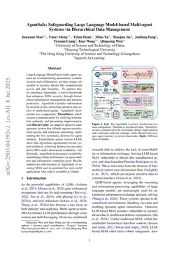 AgentSafe: Safeguarding Large Language Model-based Multi-agent Systems via Hierarchical Data Management
