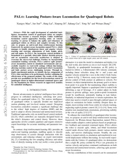 PALo: Learning Posture-Aware Locomotion for Quadruped Robots