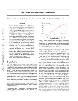 Generalized Interpolating Discrete Diffusion