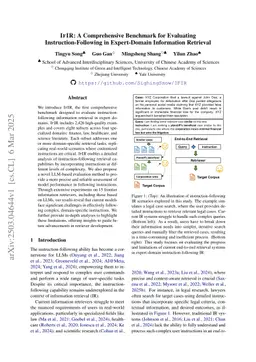 IFIR: A Comprehensive Benchmark for Evaluating Instruction-Following in Expert-Domain Information Retrieval