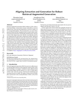 Aligning Extraction and Generation for Robust Retrieval-Augmented Generation