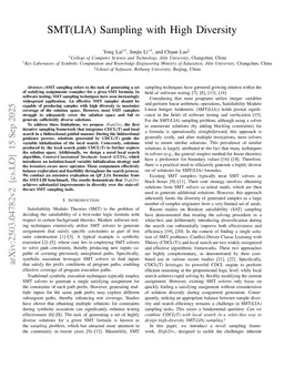SMT(LIA) Sampling with High Diversity