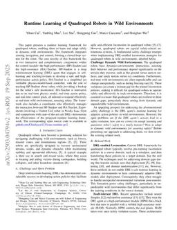Runtime Learning of Quadruped Robots in Wild Environments