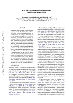 Call for Rigor in Reporting Quality of Instruction Tuning Data