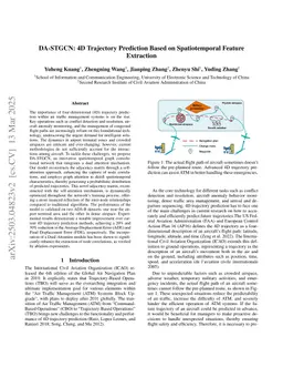 DA-STGCN: 4D Trajectory Prediction Based on Spatiotemporal Feature Extraction