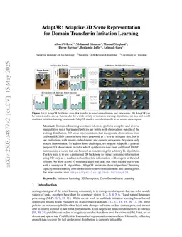 Adapt3R: Adaptive 3D Scene Representation for Domain Transfer in Imitation Learning