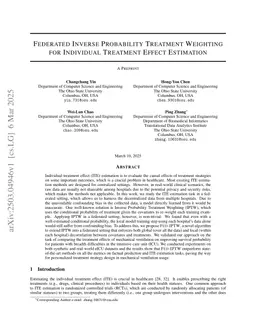 Federated Inverse Probability Treatment Weighting for Individual Treatment Effect Estimation