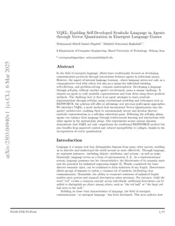 VQEL: Enabling Self-Play in Emergent Language Games via Agent-Internal Vector Quantization