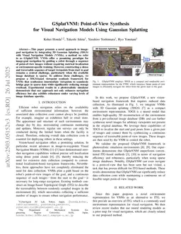 GSplatVNM: Point-of-View Synthesis for Visual Navigation Models Using Gaussian Splatting