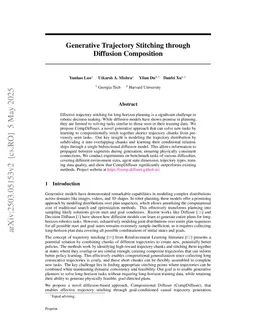 Generative Trajectory Stitching through Diffusion Composition